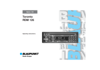Blaupunkt Toronto-RDM-126 - Owners Manual 